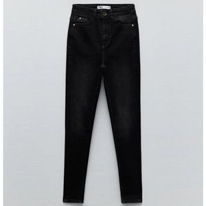 Zara High Waisted Skinny Jeans